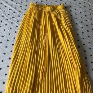 Jcrew Yellow Long Skirt